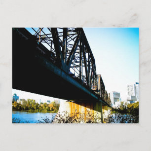 Old train Bridge Postcard