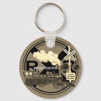 Old Train keychain