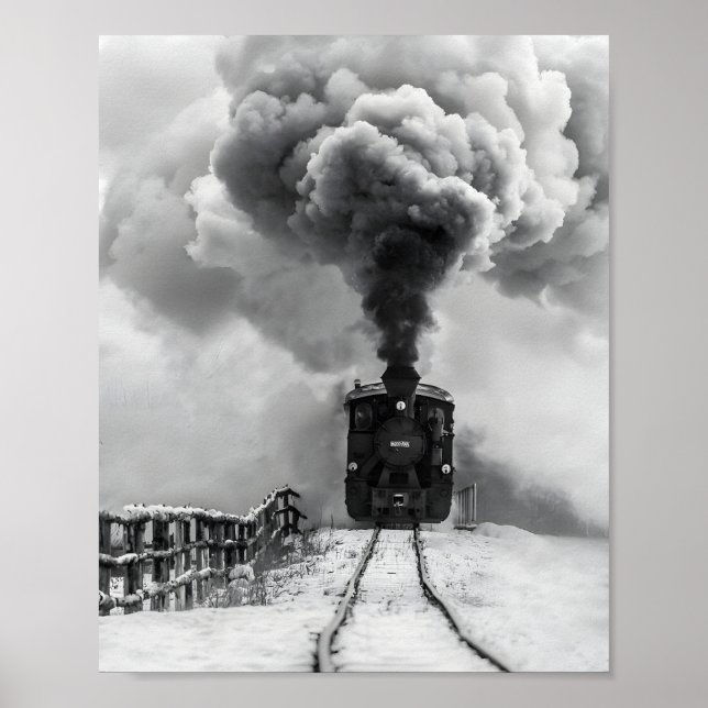 Old Train Poster (Front)