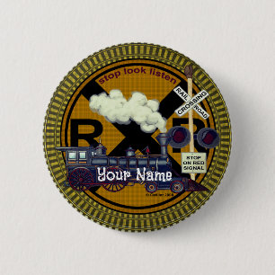 Old Train round pin