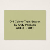 Old Train Station ~ ATC (Back)