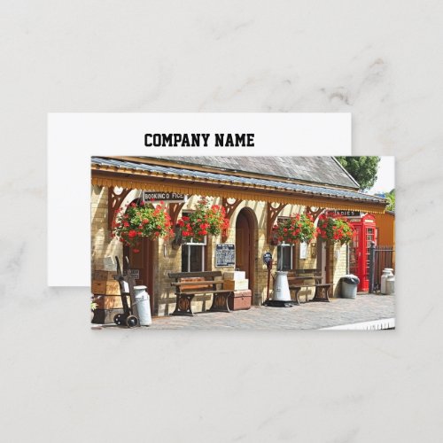 OLD TRAIN STATION   BUSINESS CARD