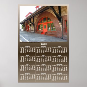 Old Train Station Calendar ~ Print by Andy2302 at Zazzle