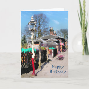 OLD TRAIN STATION CARD