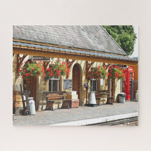 OLD TRAIN STATION JIGSAW PUZZLE