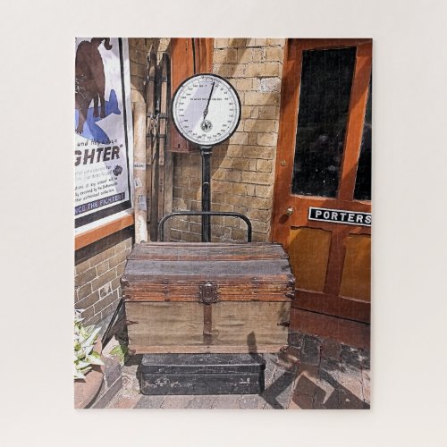 OLD TRAIN STATION JIGSAW PUZZLE