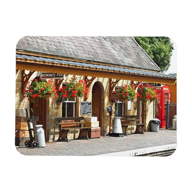 OLD TRAIN STATION  MAGNET (Horizontal)