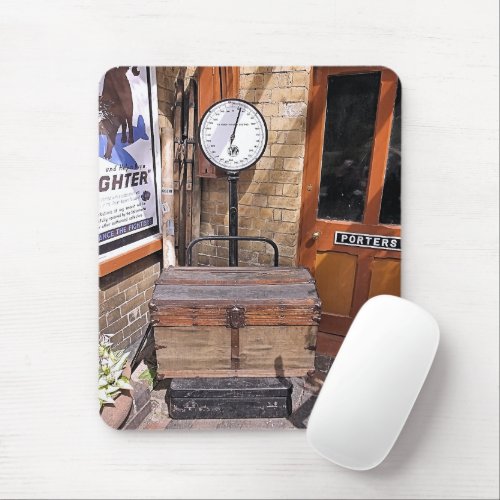 OLD TRAIN STATION MOUSE PAD