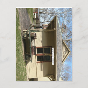 Old Train Station Postcard