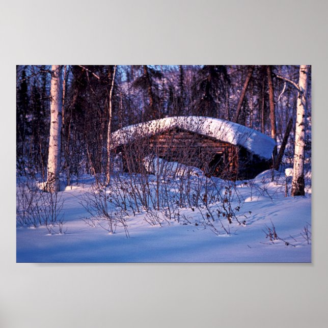 Old Trapper's Cabin Poster (Front)