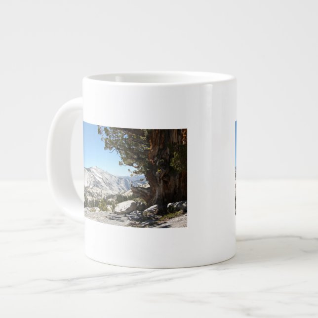 Old Tree at Yosemite National Park Large Coffee Mug (Front Left)