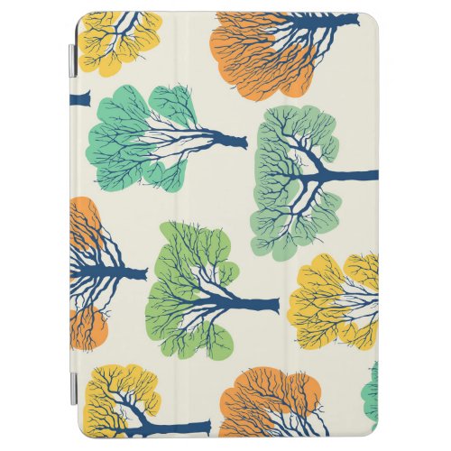Old Trees Nature Seamless Pattern iPad Air Cover