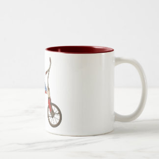 Old Tricycle Two-Tone Coffee Mug