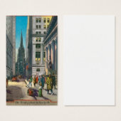 Old Trinity & Wall Street, New York (Front & Back)