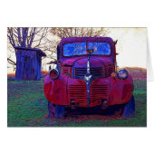Old Truck and Outhouse (Front Horizontal)