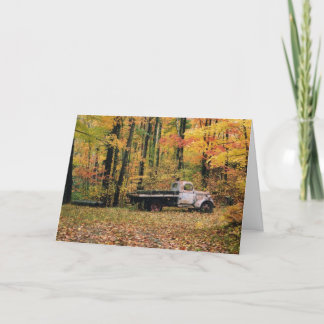 Old truck card