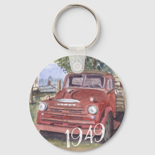 Old Truck Keychain