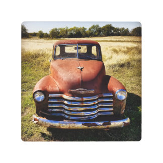 Old Truck Metal Wall Art