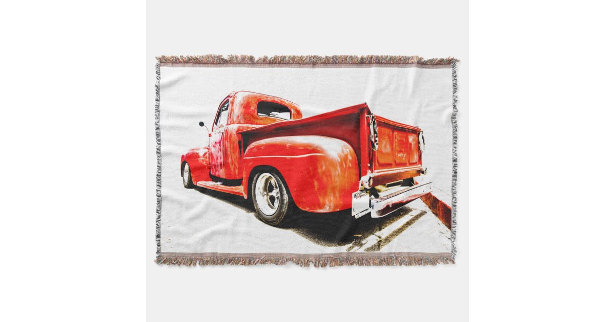 Old Truck Throw Blanket Zazzle