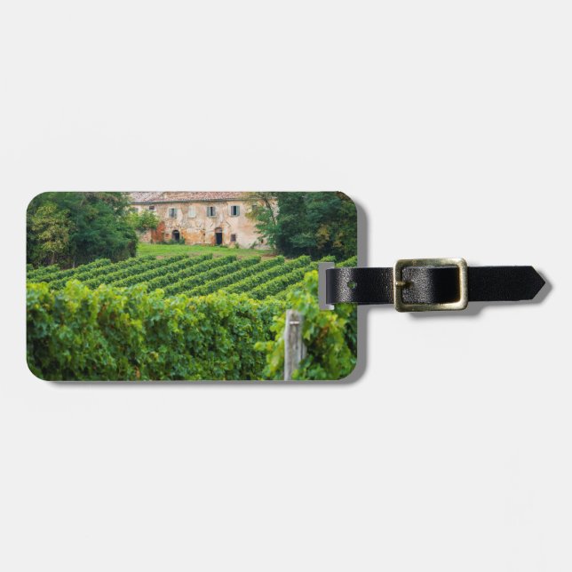 Old Tuscan Vineyard and Villa Luggage Tag (Front Horizontal)