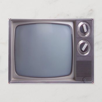 Old Tv Postcard by robby1982 at Zazzle