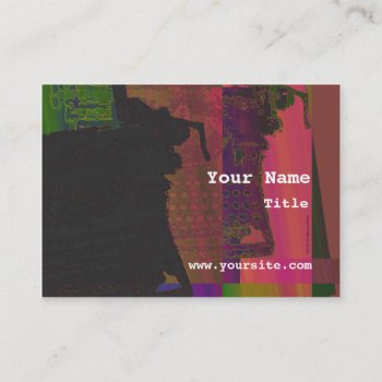 Old Typewriter Abstract Business Card by profilesincolor at Zazzle