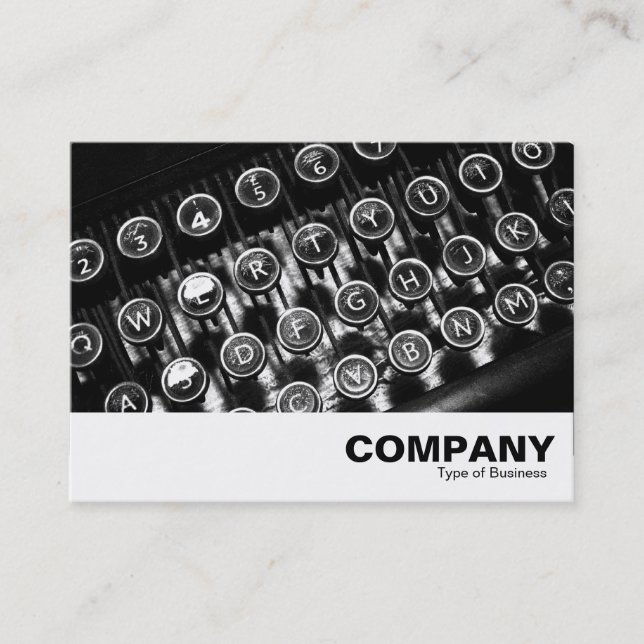 Old Typewriter Business Card (Front)