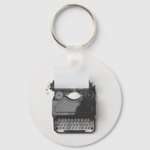 Old Typewriter for Author, Journalist, Blogger Keychain