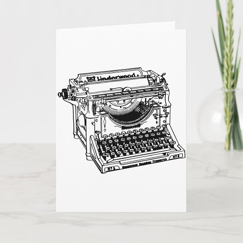 Old Typewriter Greeting Cards