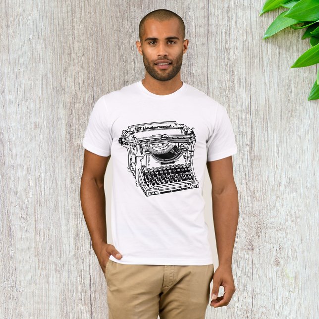 Old Typewriter Mens T-Shirt (Creator Uploaded)