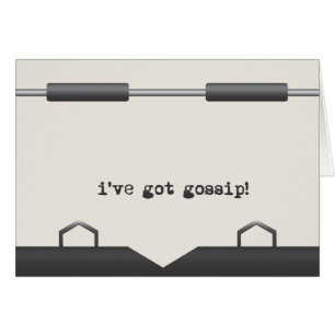 Old Typewriter Messages Cards