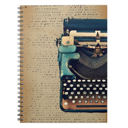 Old Typewriter Notebook