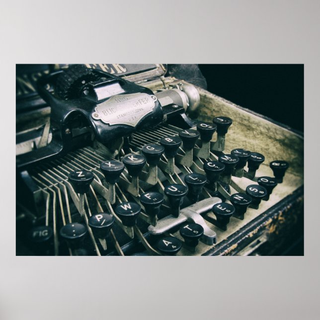 OLD TYPEWRITER POSTER (Front)