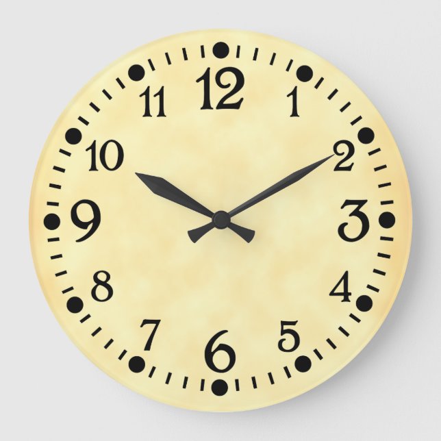 Old Typewriter Retro Wall Clock (Front)