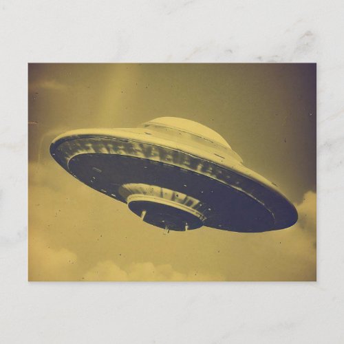 old  UFO  photograph Postcard