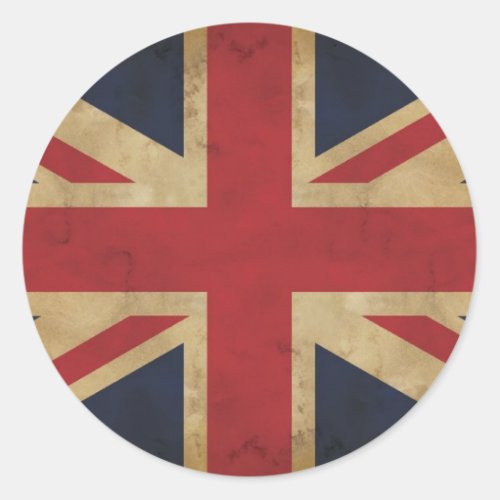 Old Union Jack  Stickers