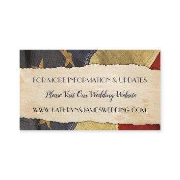Old USA Patriotic Vintage Flag Enclosure Card Old USA Patriotic Vintage Flag Enclosure Card