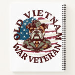 Old Vietnam War Vet Notebook