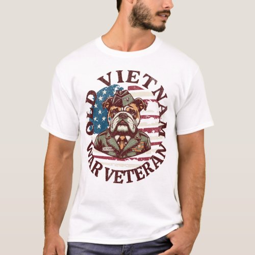 Old Vietnam War Vet T_Shirt
