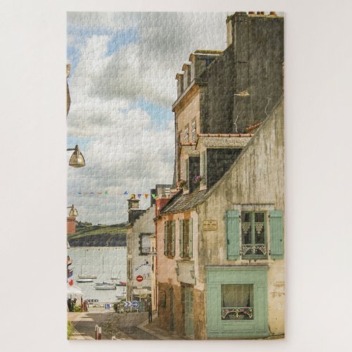 Old Village Brittany France Travel Adventure Jigsaw Puzzle