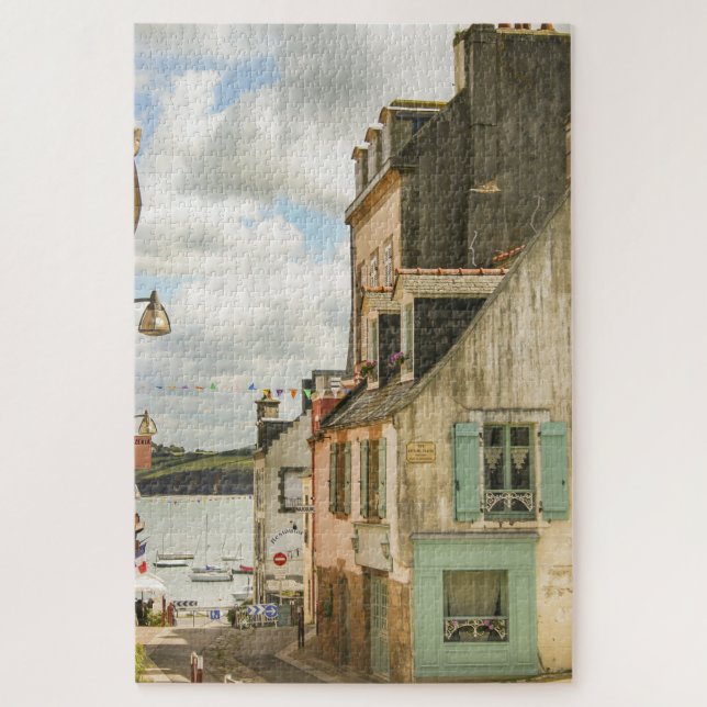 Old Village Brittany France Travel Adventure Jigsaw Puzzle (Vertical)