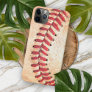 Old Vintage Baseball Ball Red Stitching iPhone 11 Pro Max Case