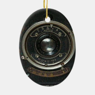 Old Vintage Camera Ceramic Ornament