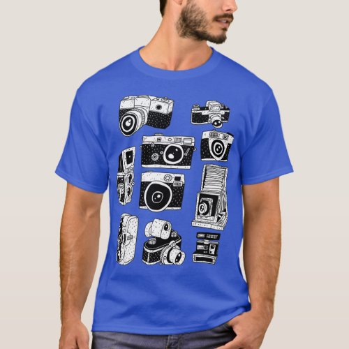 Old Vintage Cameras  T_Shirt