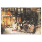 Old Vintage Classic Car Decoupage