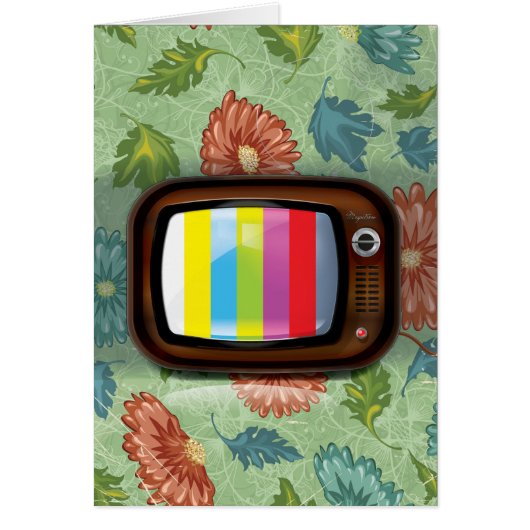 Old Vintage CRT Television (Front)