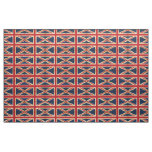 Old Vintage Grunge United Kingdom Flag pattern Fabric