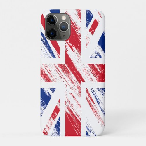 Old Vintage Grunge United Kingdom Flag Union Jack iPhone 11 Pro Case