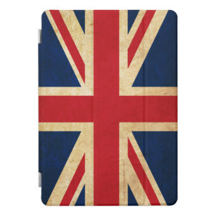 Old Vintage Grunge United Kingdom Flag Union Jack iPad Pro Cover