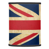 Old Vintage Grunge United Kingdom Flag Union Jack Lamp Shade (Left)